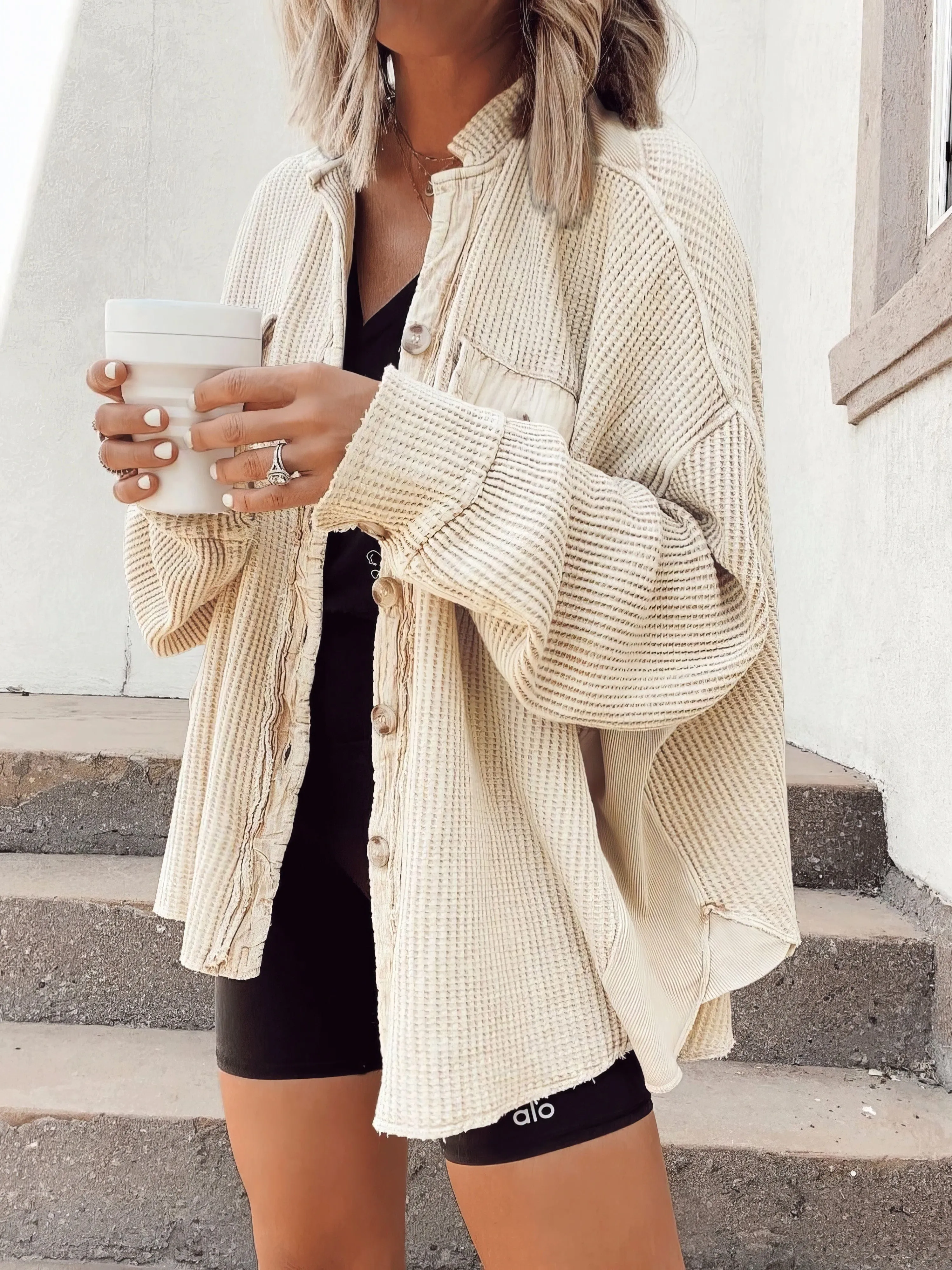 Autumn Winter Cable Knit Long Cardigan