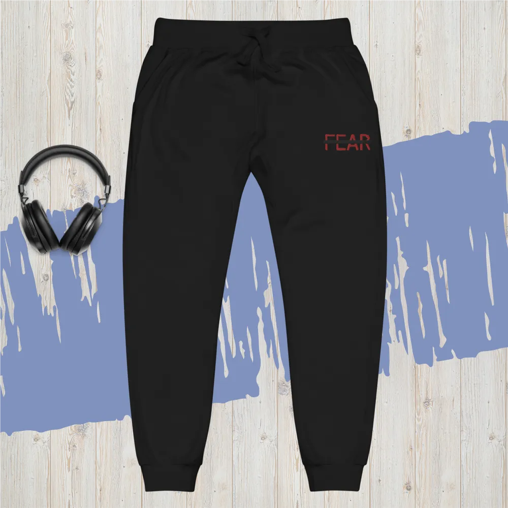 BALL GRIND - FEARLESS Black Strike Unisex fleece sweatpants