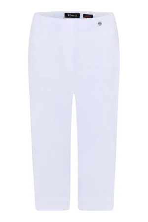 Bella 05 40cm Seersucker Trousers White