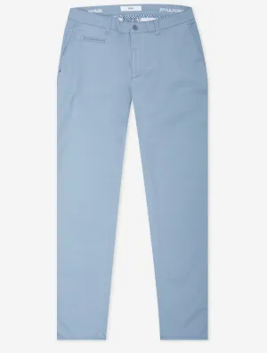 Blue Fabio Cotton Trousers