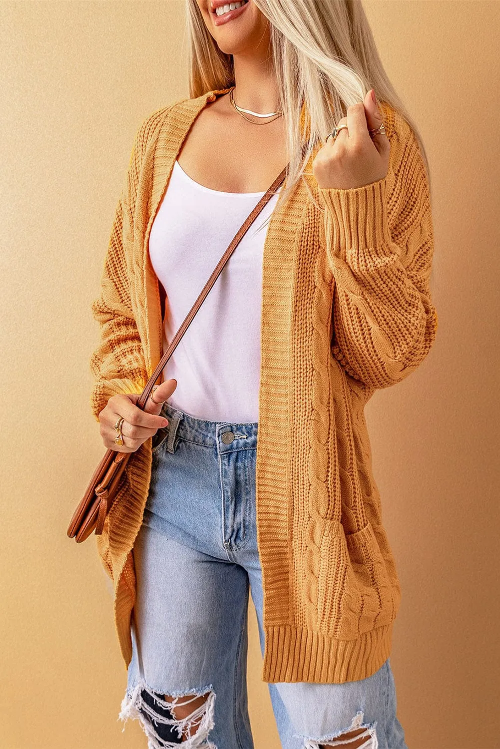 Bohemian Cable Knit Cardigan