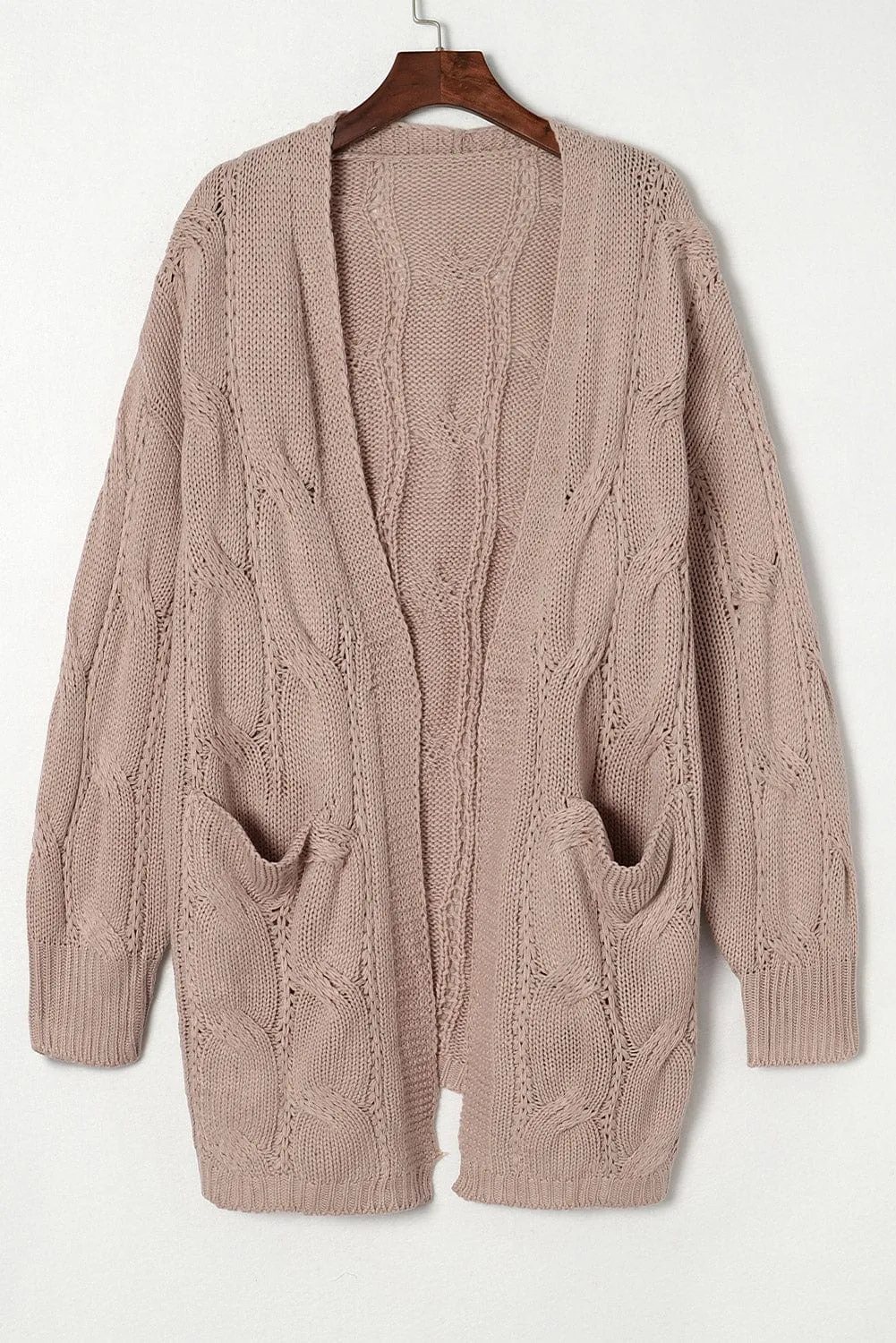 Bohemian Cable Knit Cardigan