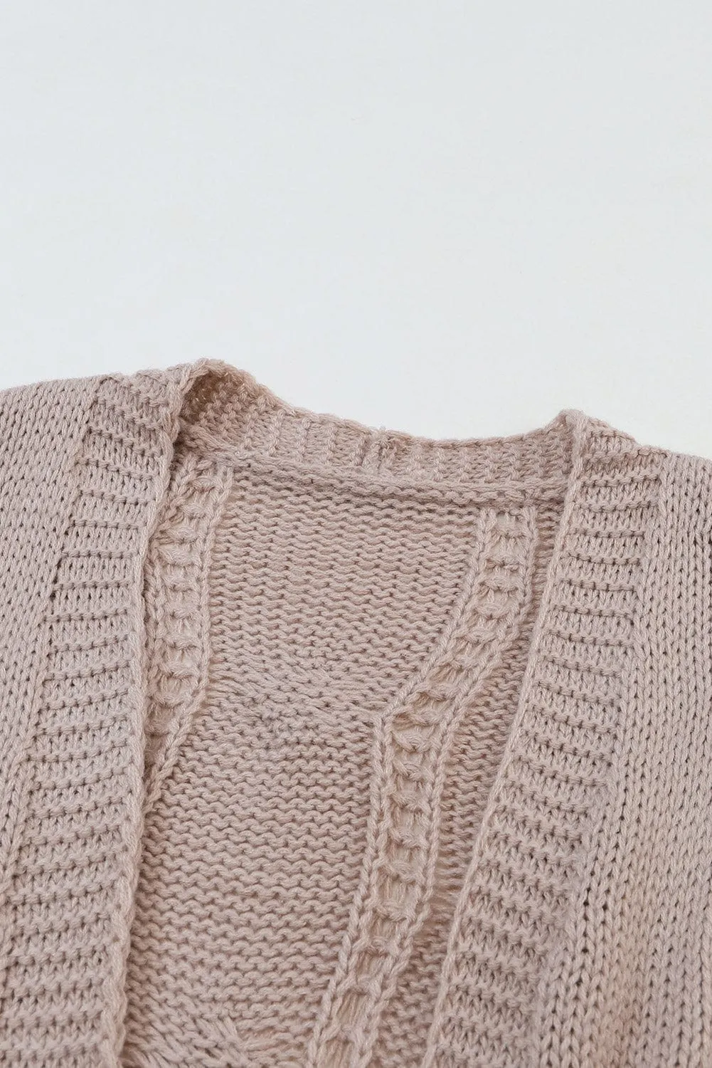 Bohemian Cable Knit Cardigan