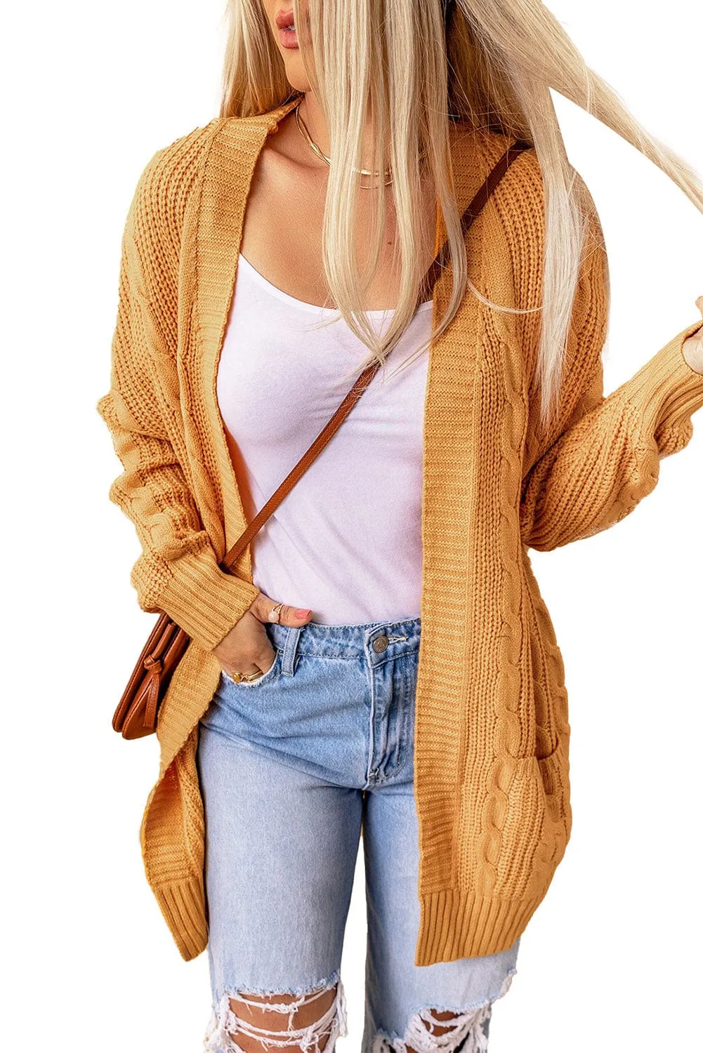 Bohemian Cable Knit Cardigan