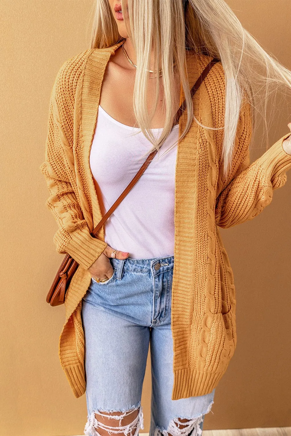 Bohemian Cable Knit Cardigan