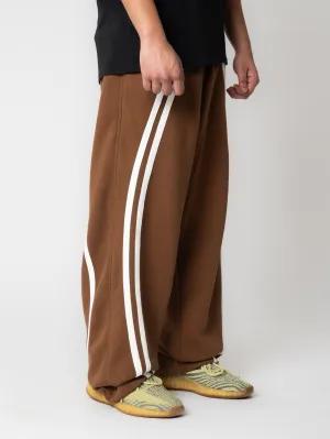 Brown Curved Joggers