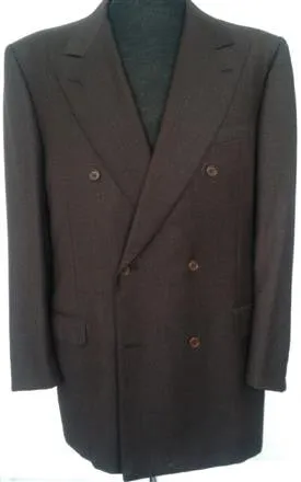 Canali Brown DB Sport Coat- Size 44L