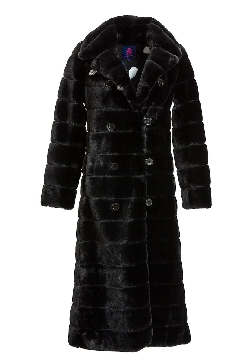 CATHERINE NOIR RAYÉ COAT