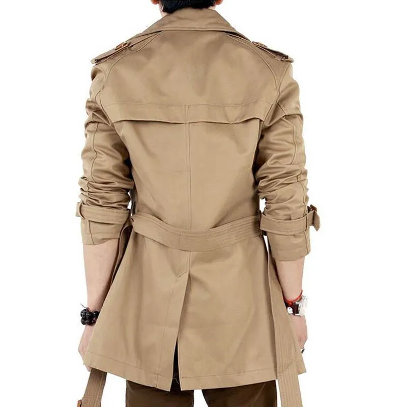 Classic Double Breasted Trench Coat