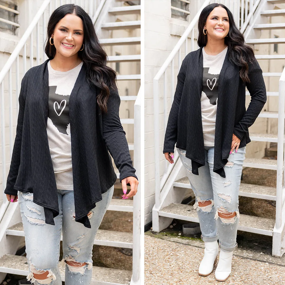 Classy Miss Cardigan, Black