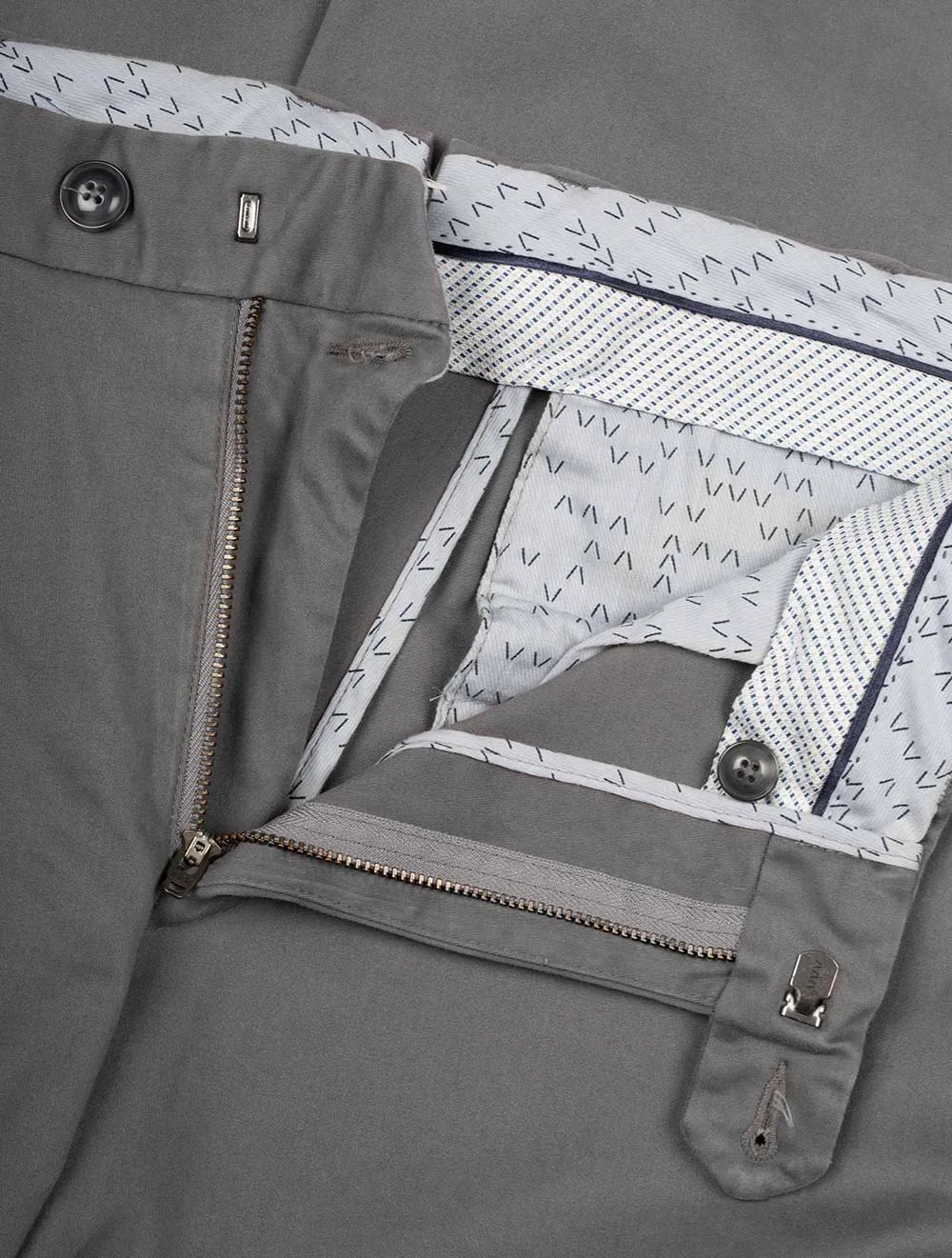 Cotton Chinos Jasper Grey