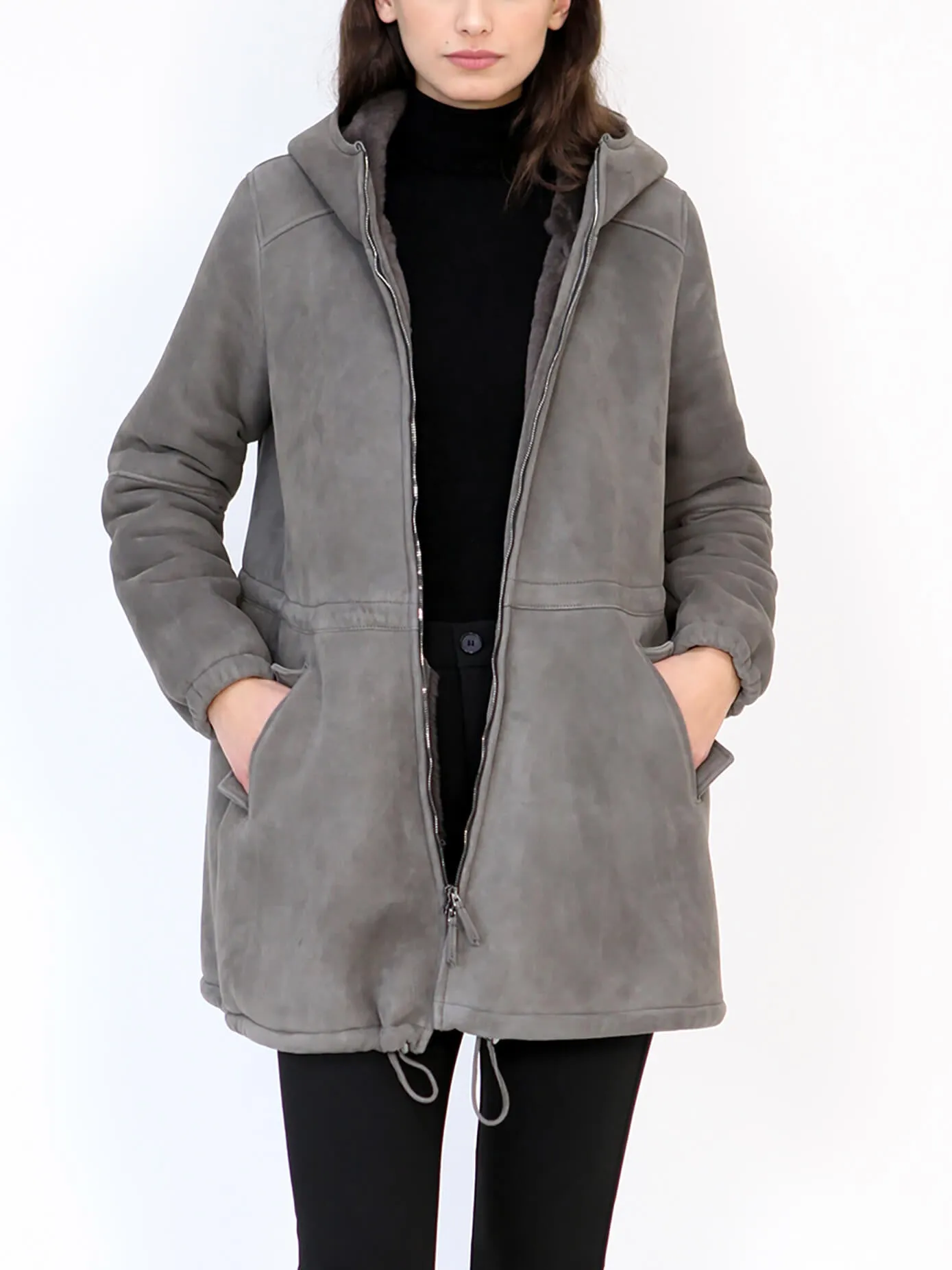 Dana Italian Merino Shearling Sheepskin Parka Jacket