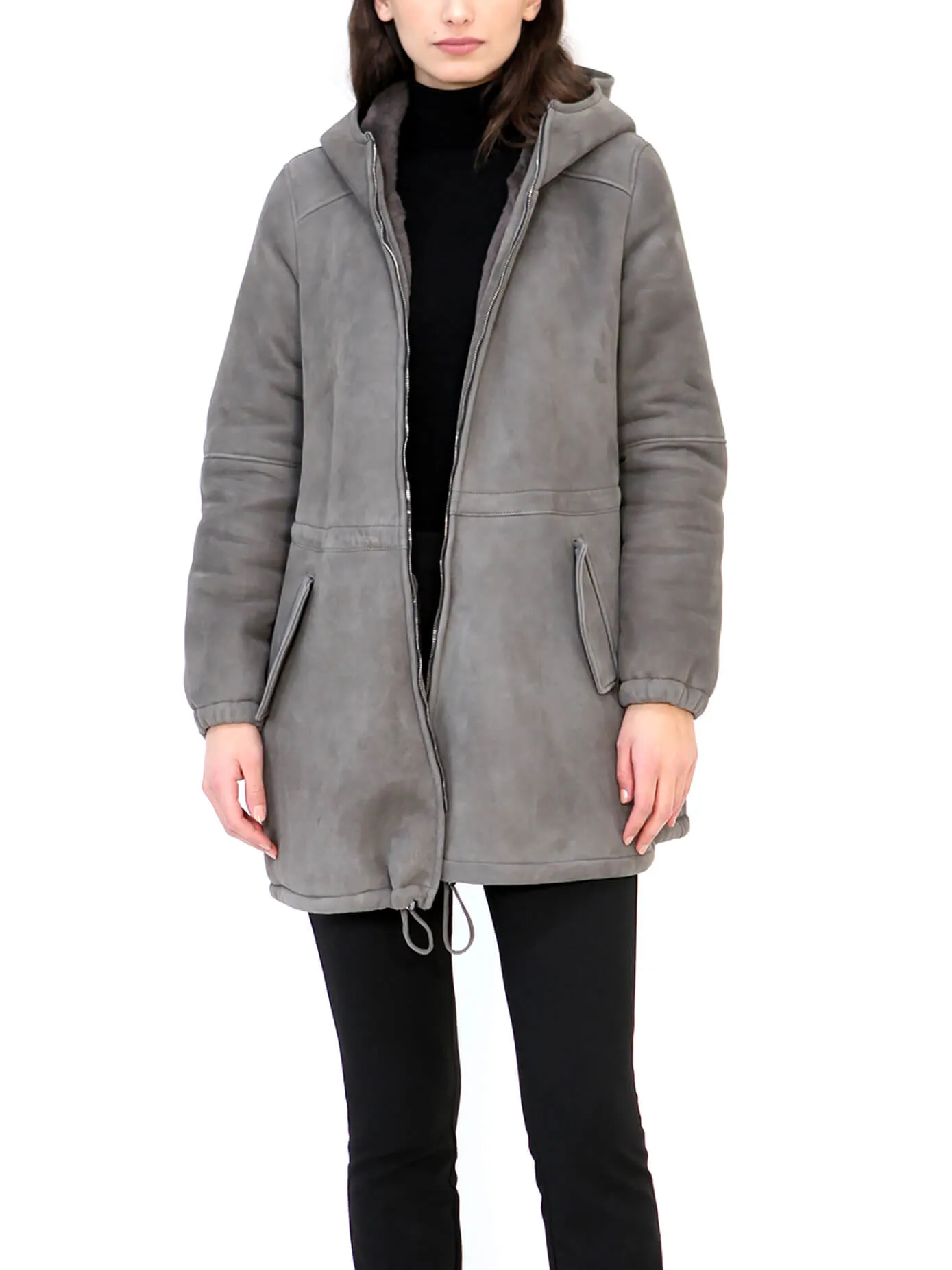 Dana Italian Merino Shearling Sheepskin Parka Jacket