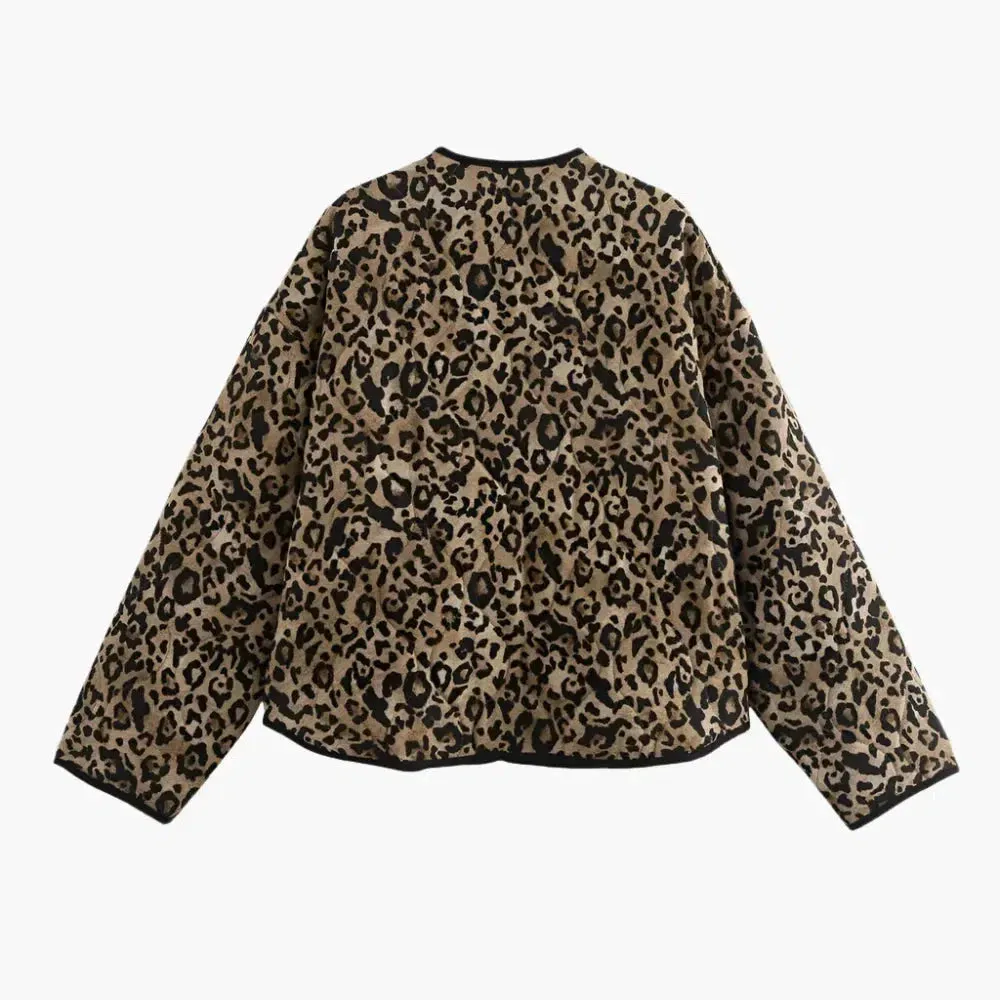 Esméralda – Leopard pattern – Single-breasted coat