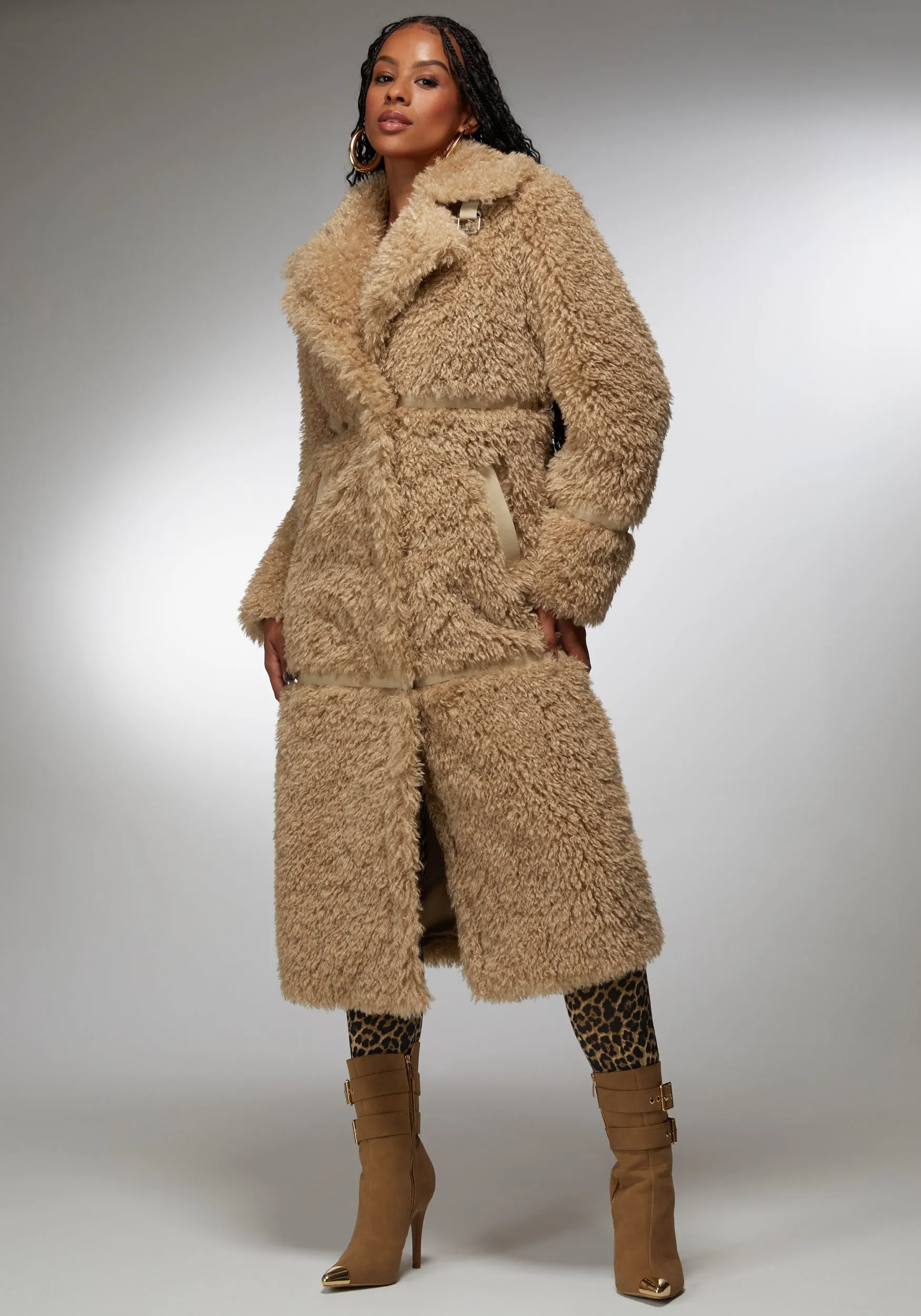 Faux Fur Maxi Coat