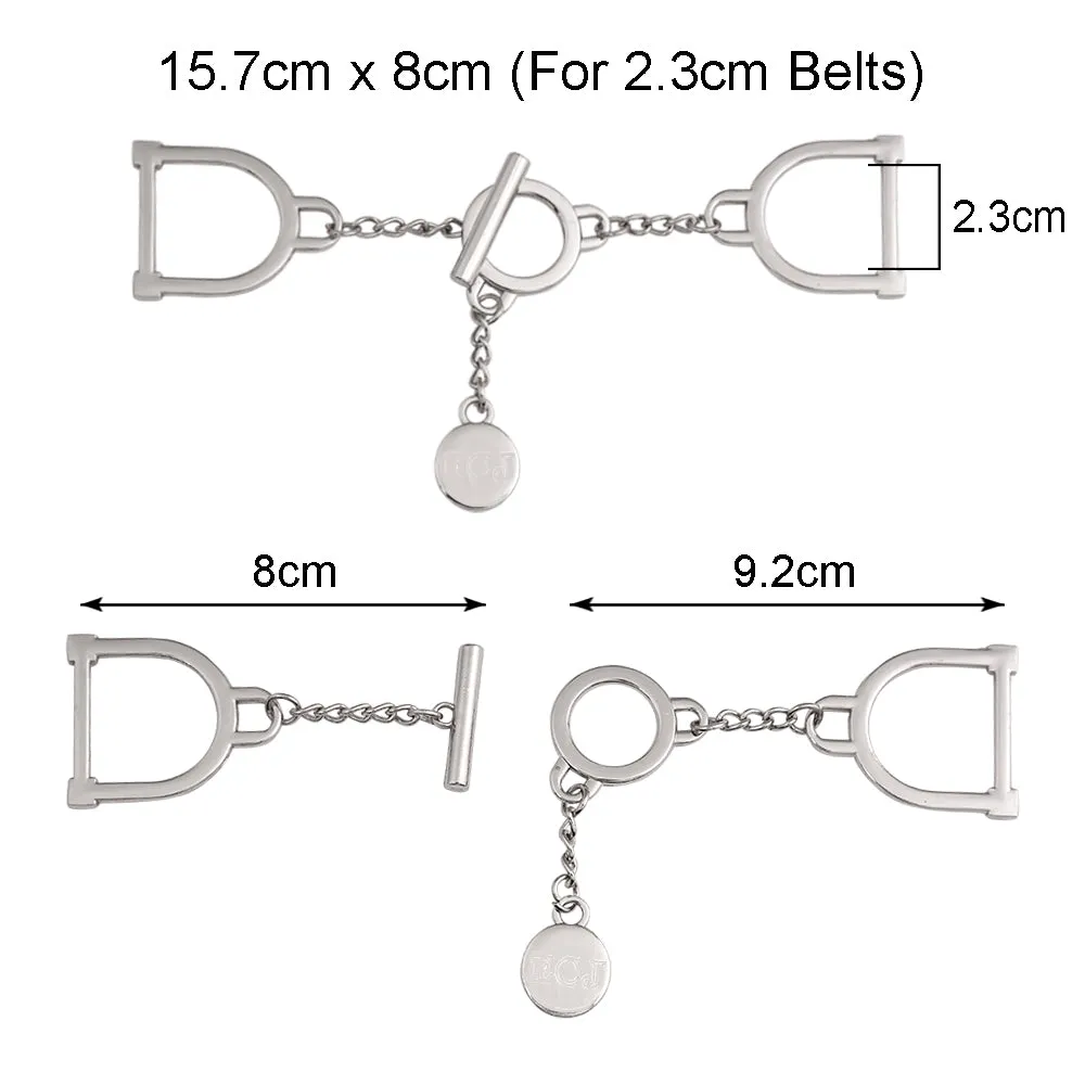 Flexible Design Chain Clasp Belt Buckle Fashion Accessory