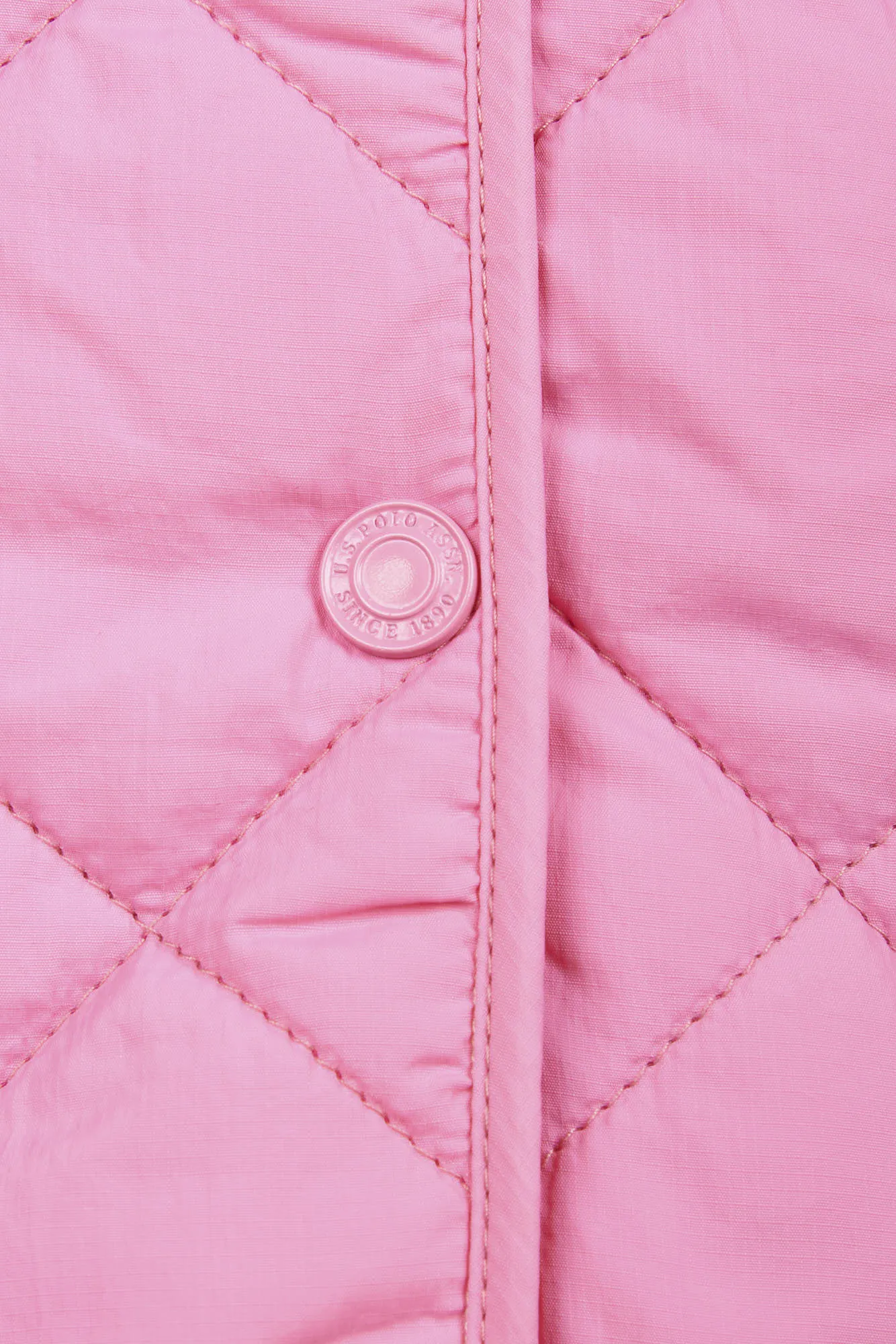 Girls Lightweight Puffer Jacket in Pink Cosmos