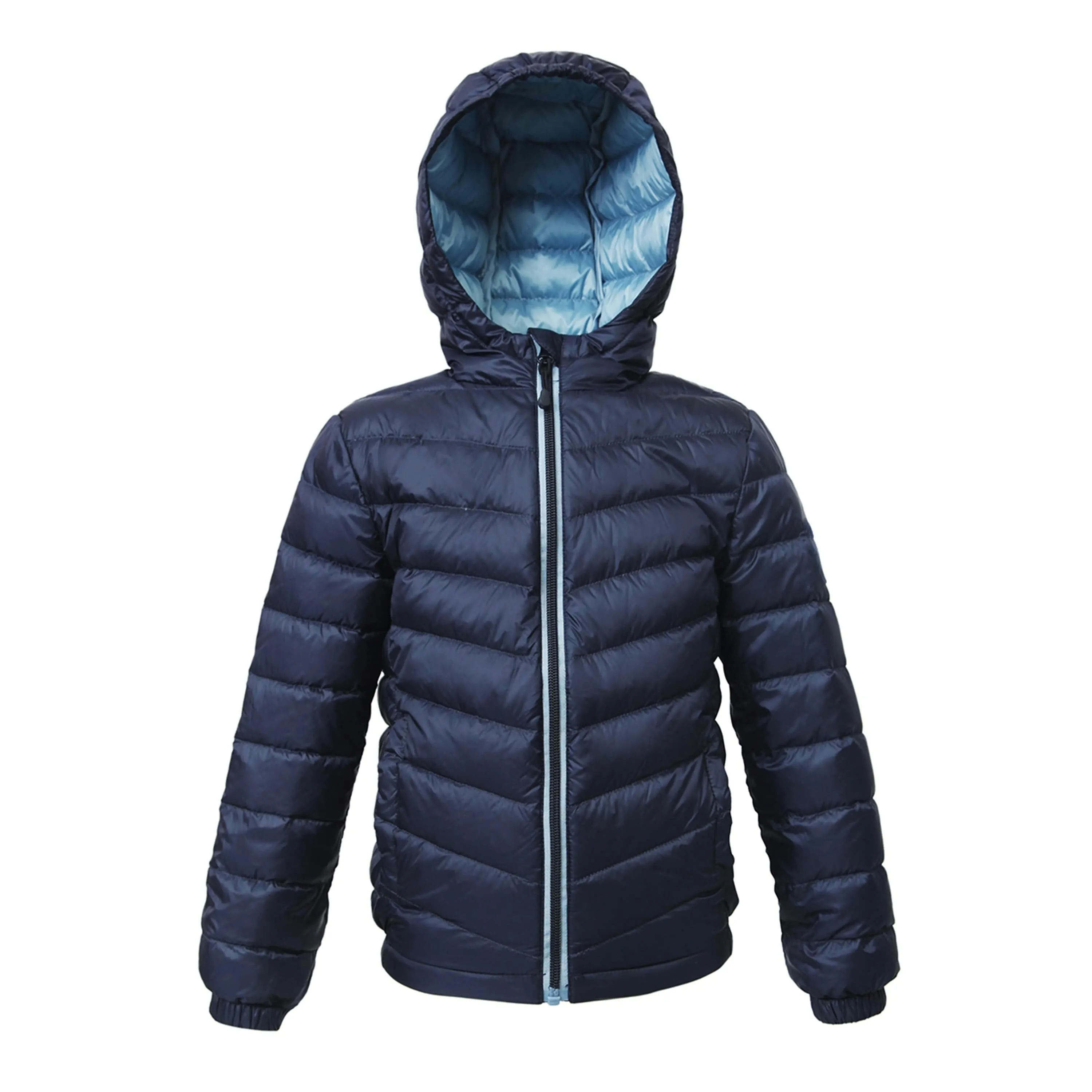 Girls' New Ultra Light Packable Down Puffer Jacket