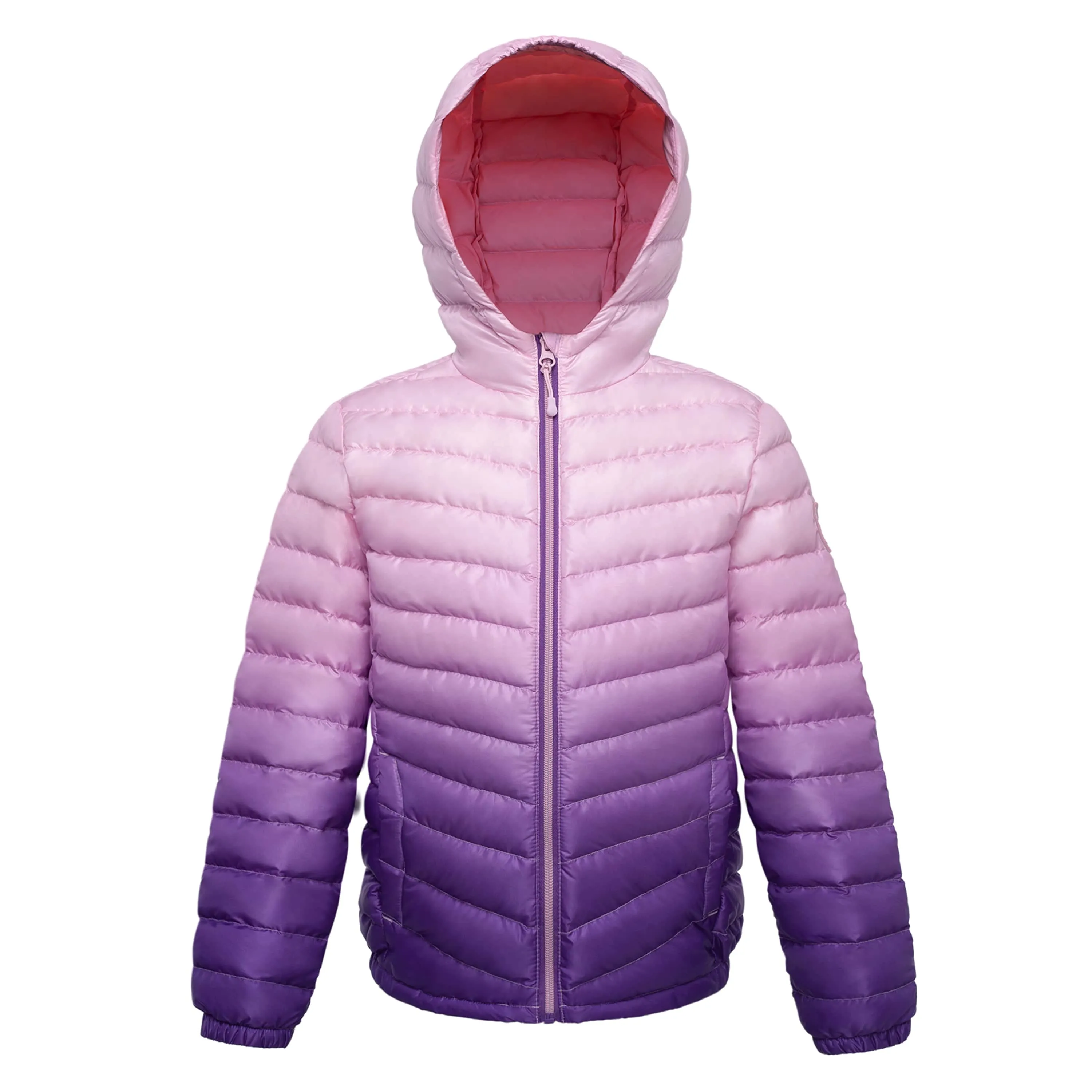 Girls' New Ultra Light Packable Down Puffer Jacket