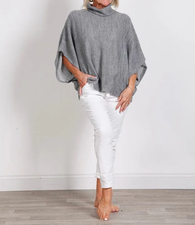 Goose Island 1165 Cowl Neck Poncho (20 Colours)