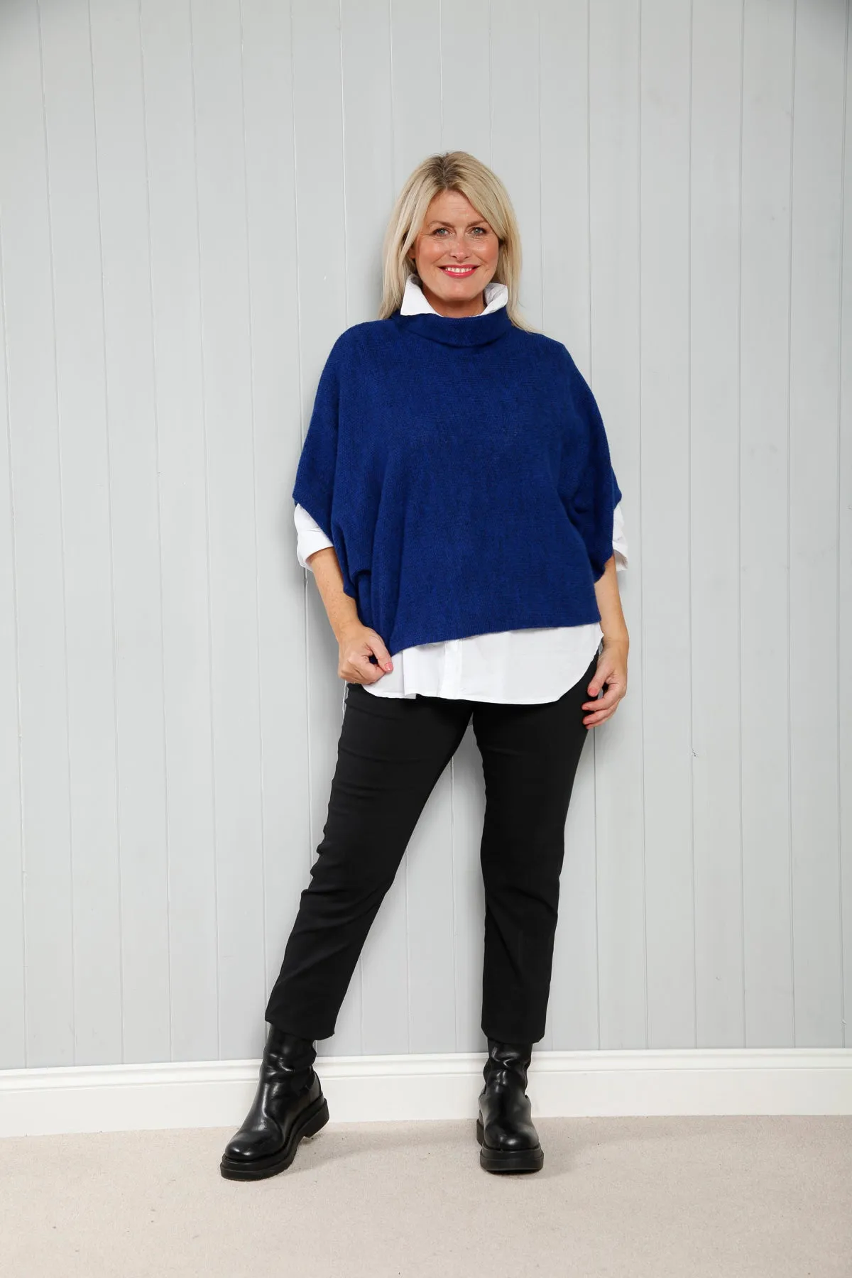 Goose Island 1165 Cowl Neck Poncho (20 Colours)