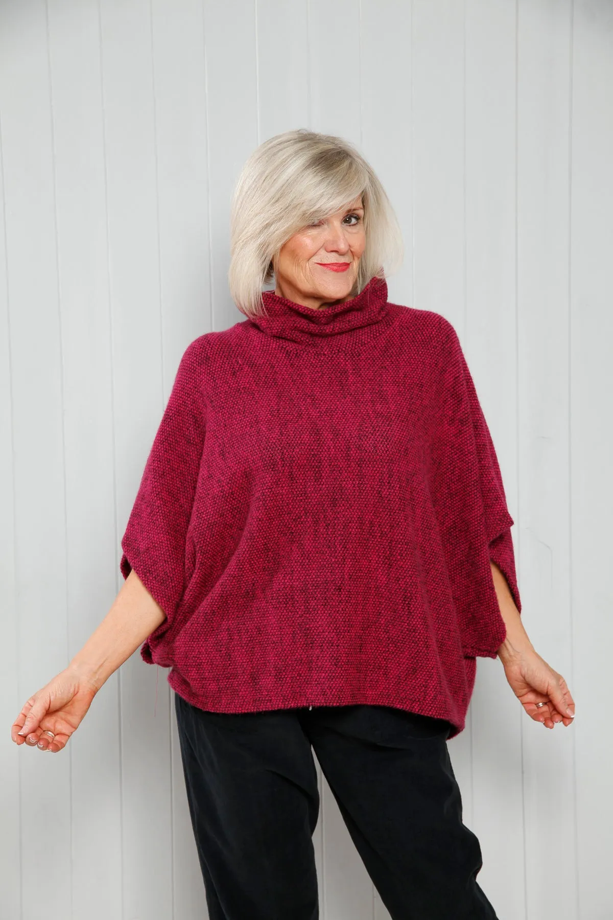 Goose Island 1165 Cowl Neck Poncho (20 Colours)