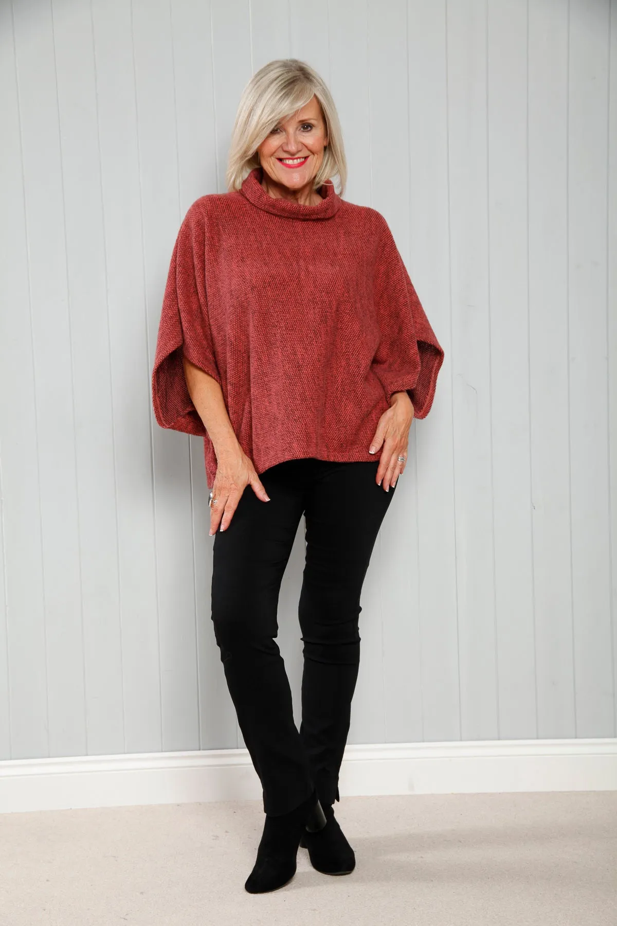 Goose Island 1165 Cowl Neck Poncho (20 Colours)