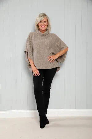 Goose Island 1165 Cowl Neck Poncho (20 Colours)