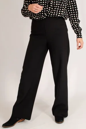 High Waist Wide Leg Smart Trousers