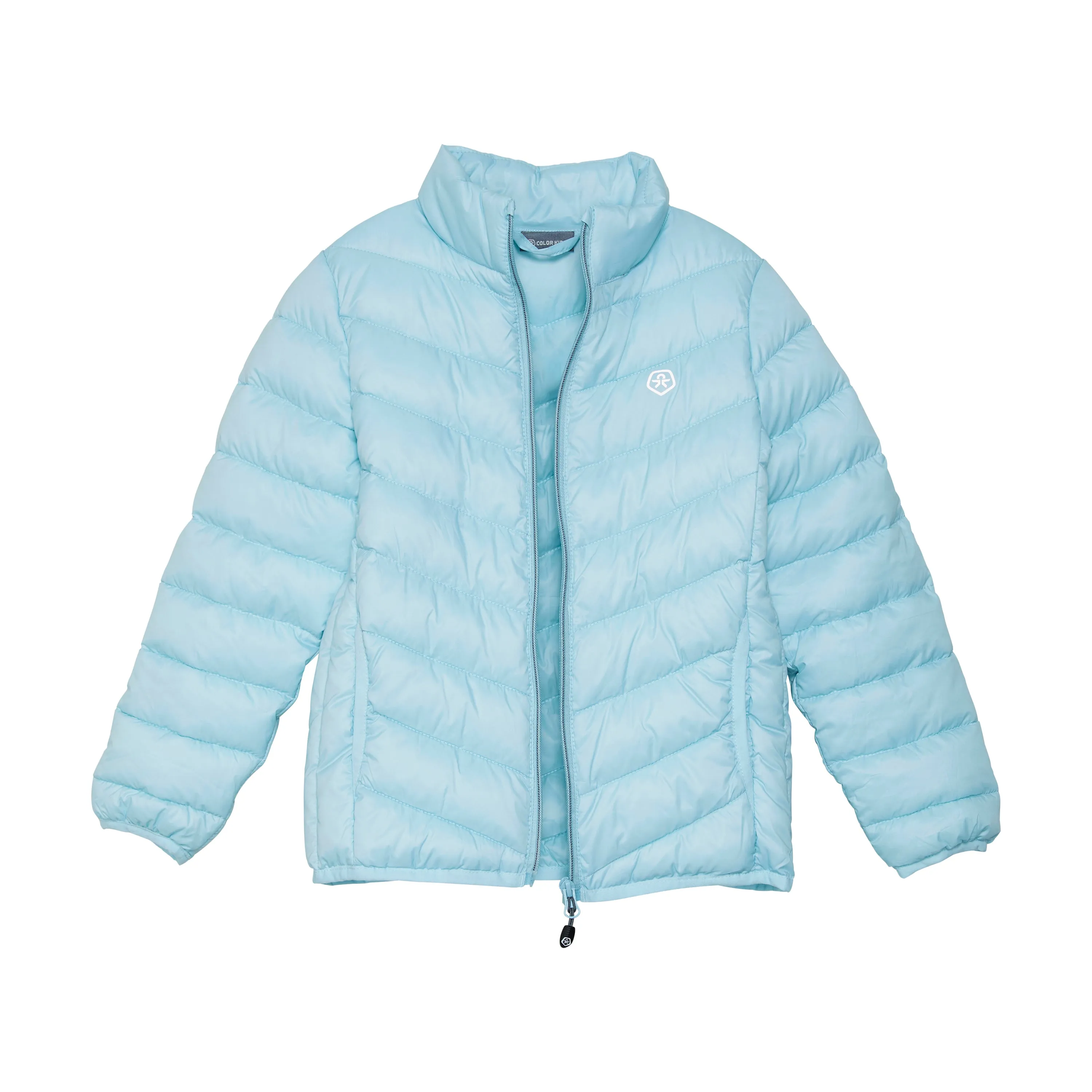 Kids Lightweight Puffer Jacket: Aqua-esque