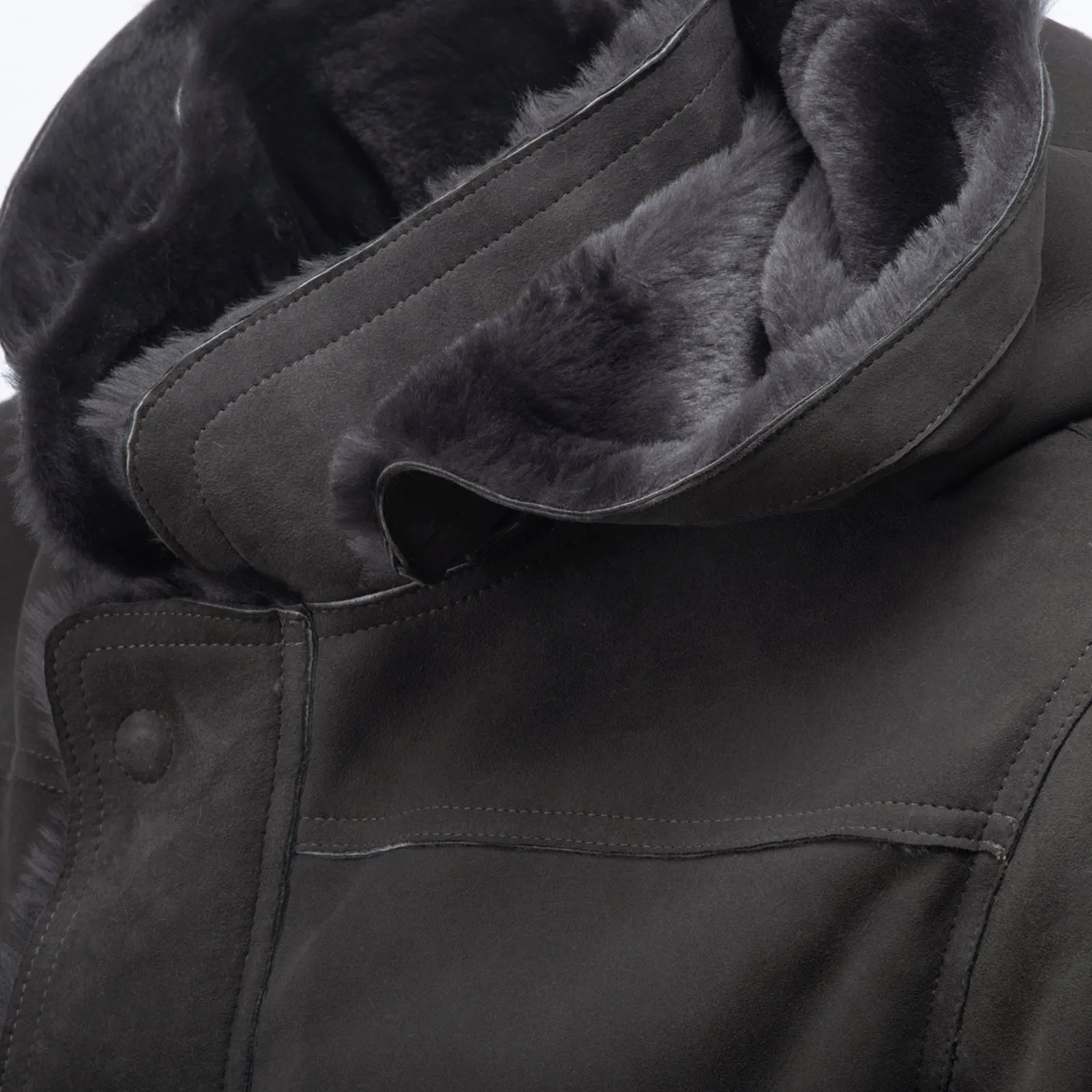 Light Shearling Parka