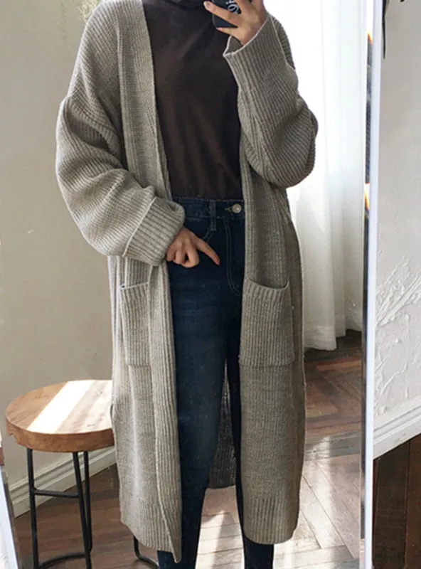 Long Cardigan Ladies Spring Fashion Long Knit Sweater