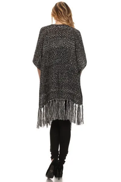 Long Fashion Poncho