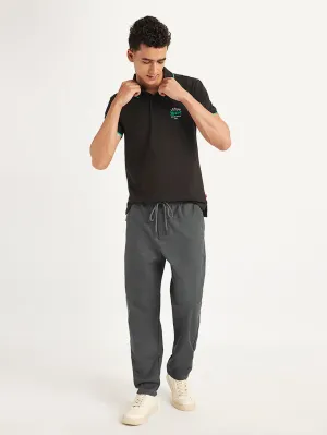 Men's Charcoal Grey Regular Fit Joggers