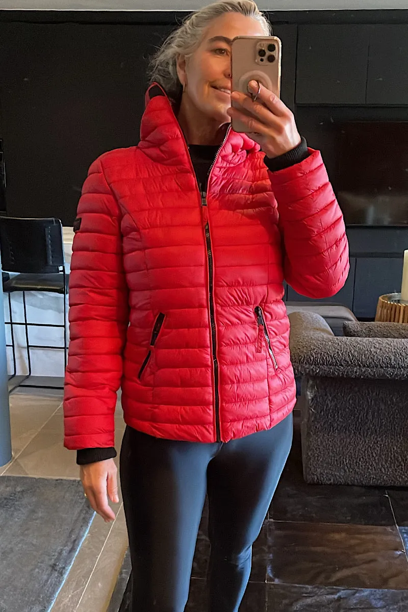 Navahoo Red Puffer Jacket