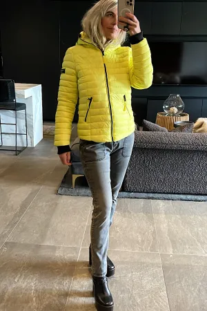 Navahoo Yellow Puffer Jacket