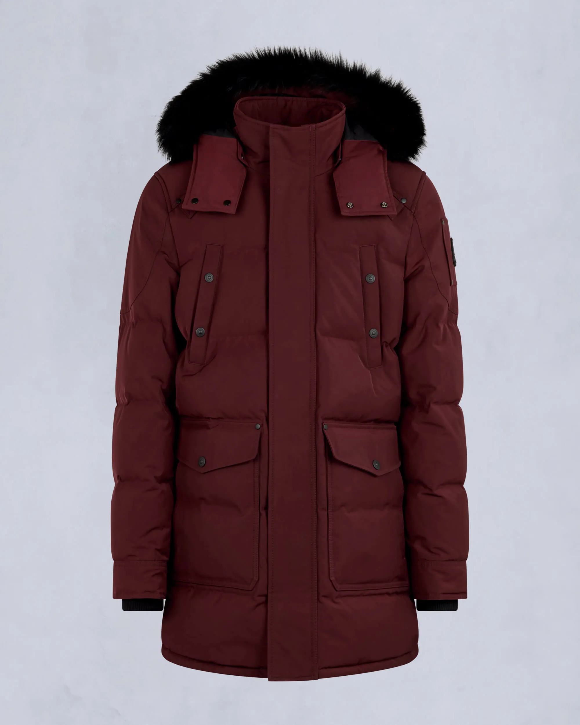 ONYX SHEARLING BIG RIDGE PARKA