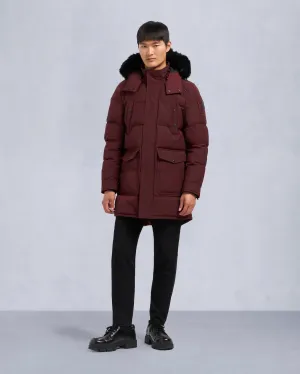 ONYX SHEARLING BIG RIDGE PARKA