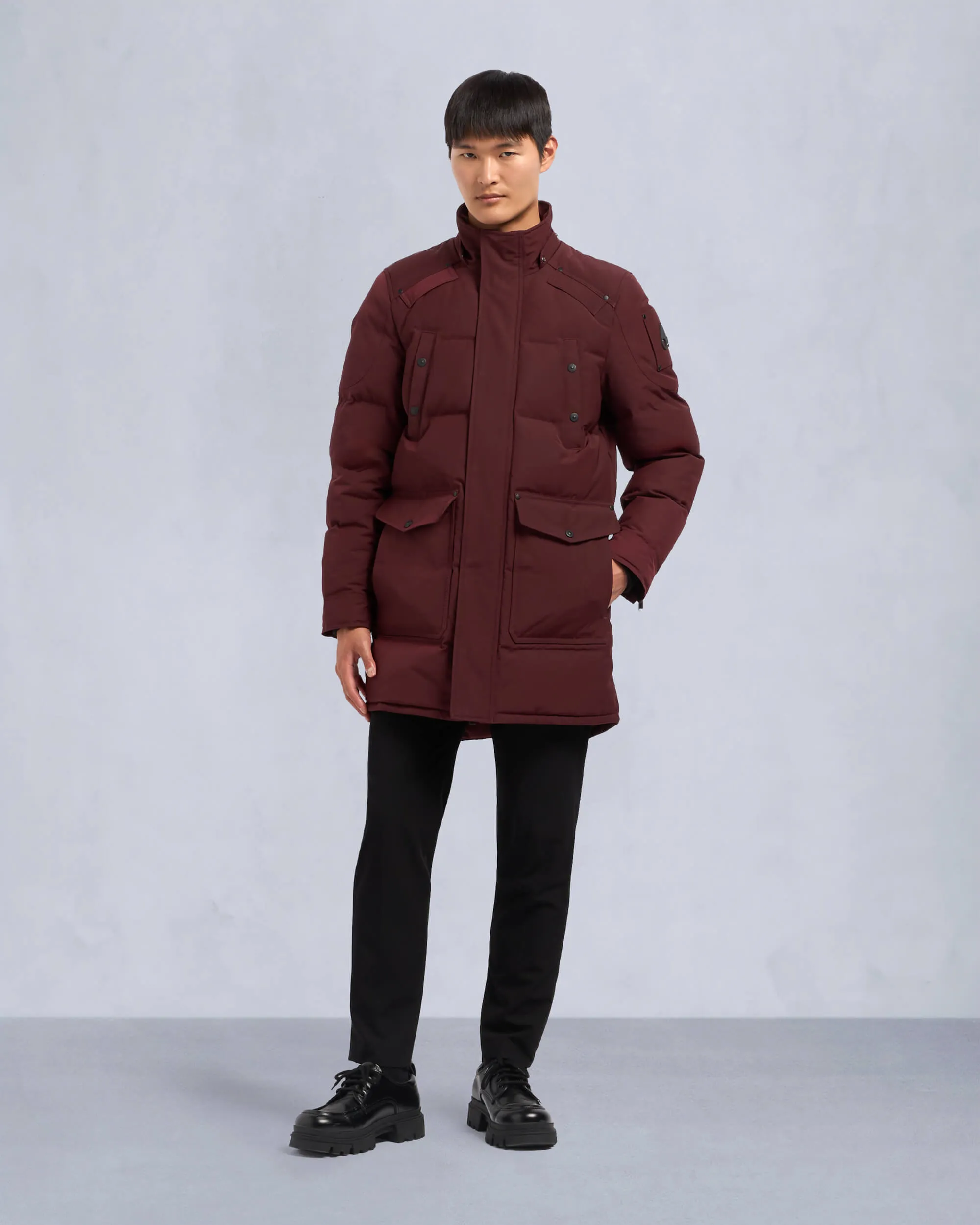 ONYX SHEARLING BIG RIDGE PARKA