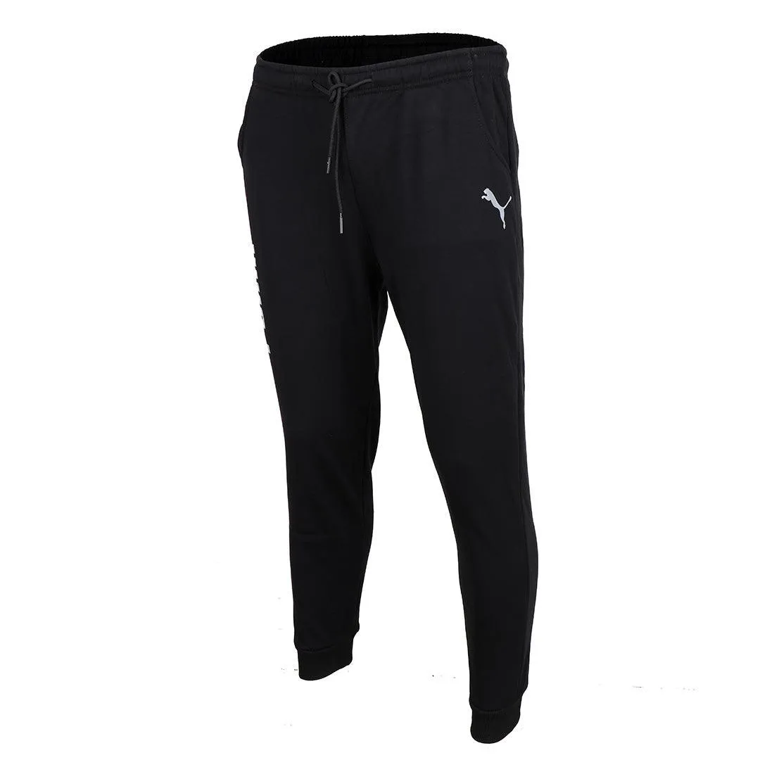 Puma Men's Comfortable Cotton Sweatpants- Black