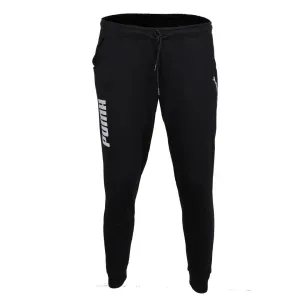 Puma Men's Comfortable Cotton Sweatpants- Black