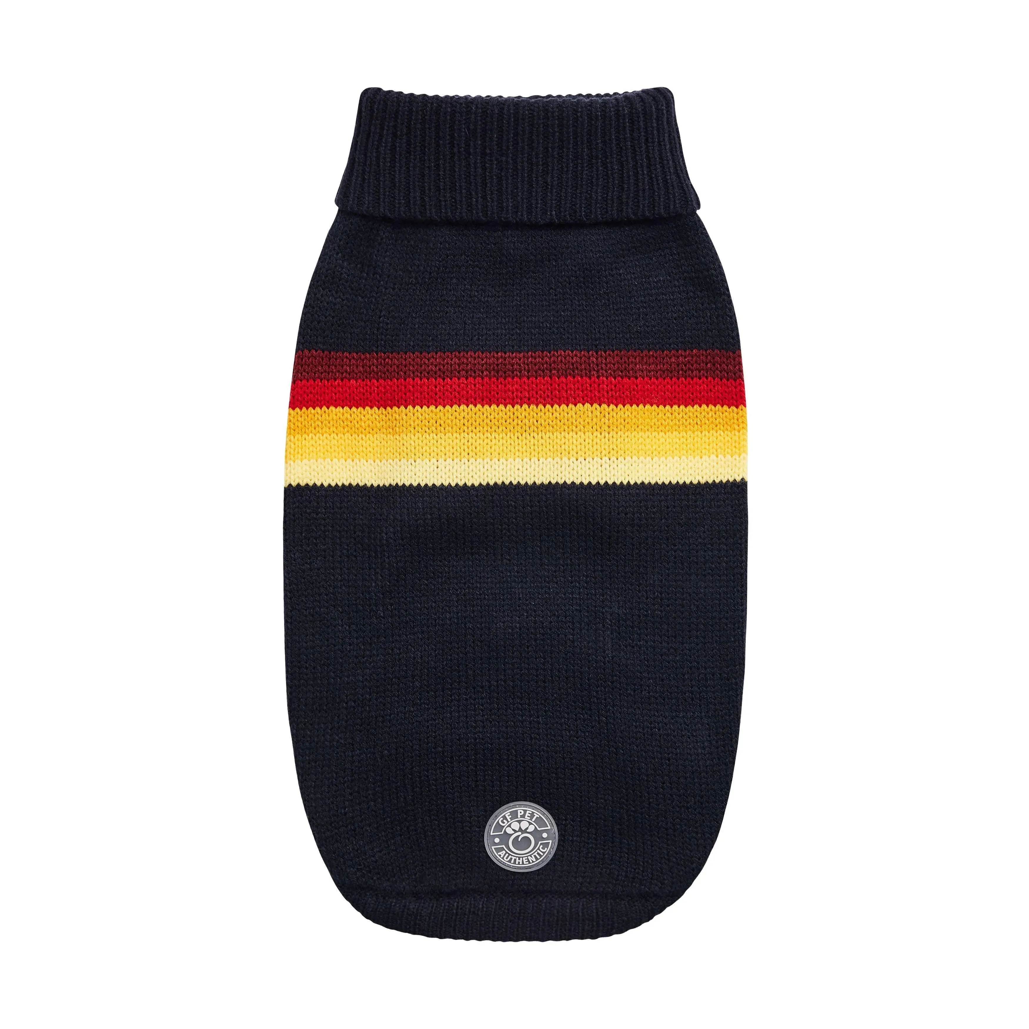 Retro Dog Sweater - Navy