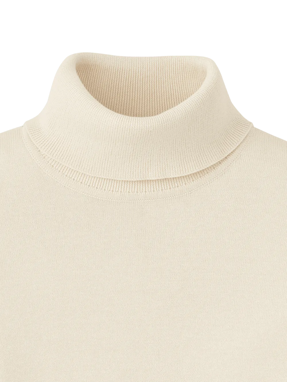 Supima Cotton Turtleneck - Ivory