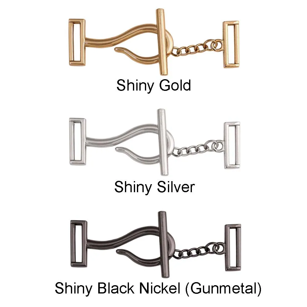 Unique Hook & Latch Design Buckle Fashion Belt Accessory