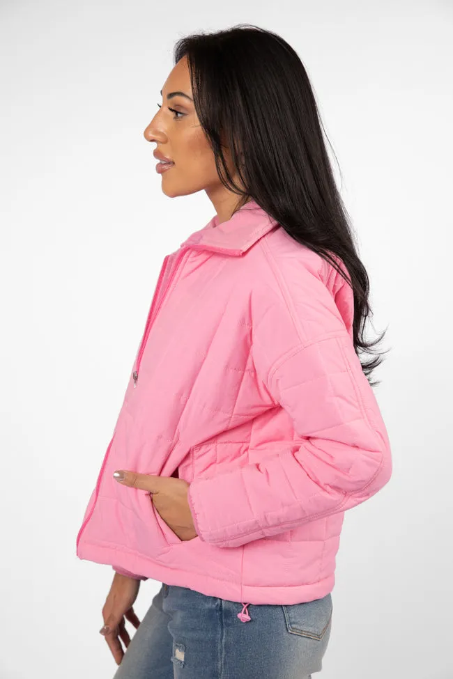 Vail Valley Pink Lightweight Puffer Jacket