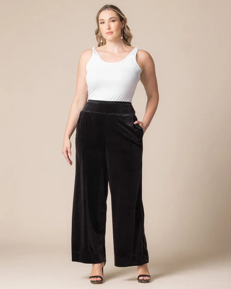 Velvet Luxe Wide Leg Pants