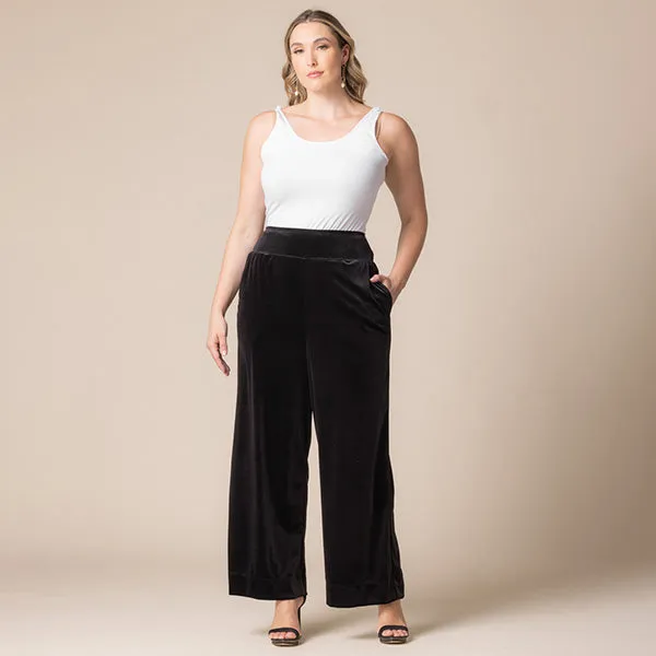 Velvet Luxe Wide Leg Pants