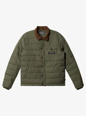 Waterman Ocean Caves Lightweight Puffer Jacket - Dusty Olive