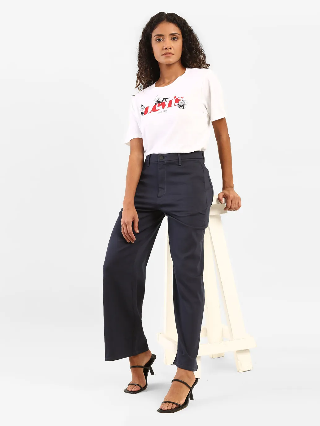 Women's High Rise Wide Leg Trousers