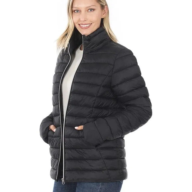 Women's Removable Hood Puffer Jacket